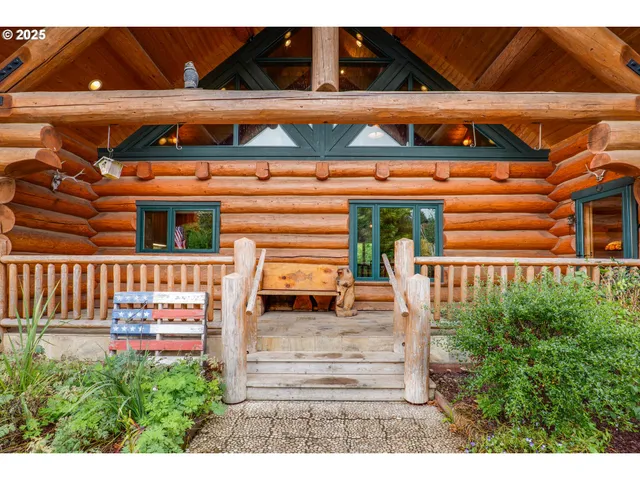 a front view of a house with balcony
