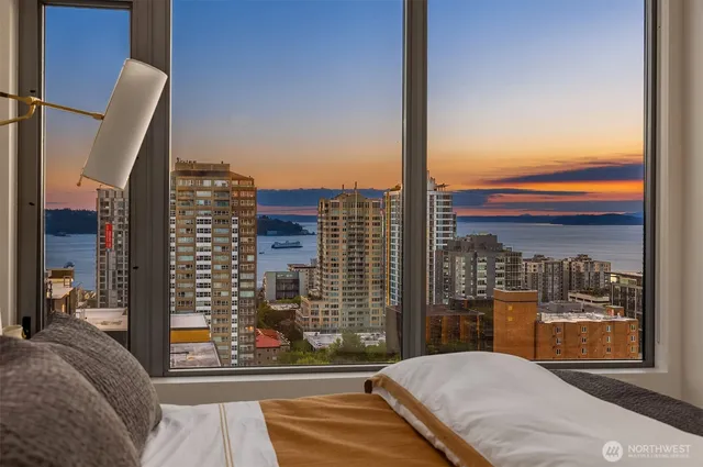 a view of balcony with city view