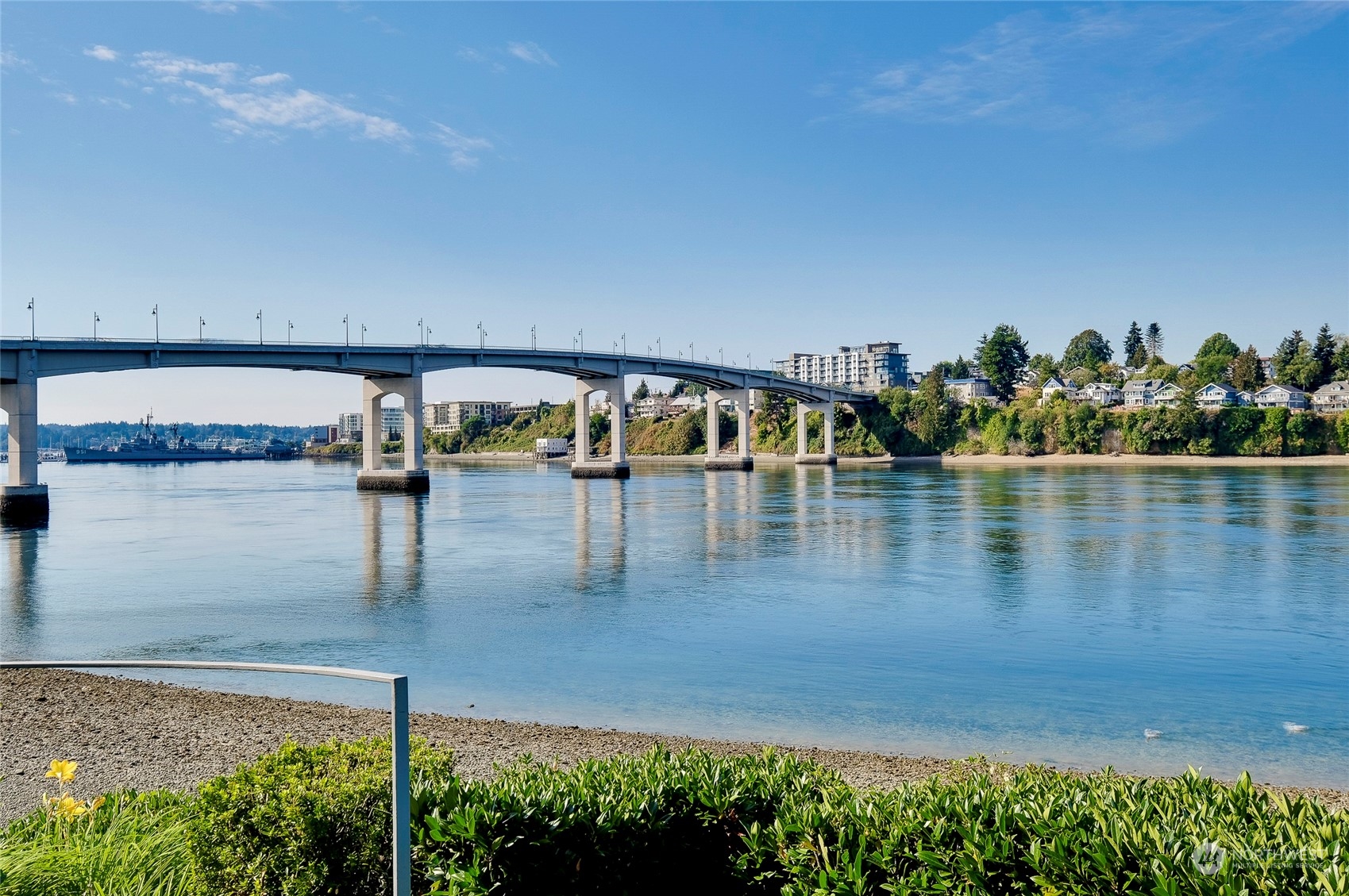 a view of a water yard