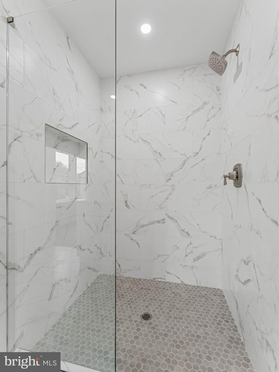 423 Almonesson Road Blackwood, NJ 08012 - Photo 26 of 40 Sleek marble shower oasis awaits you.