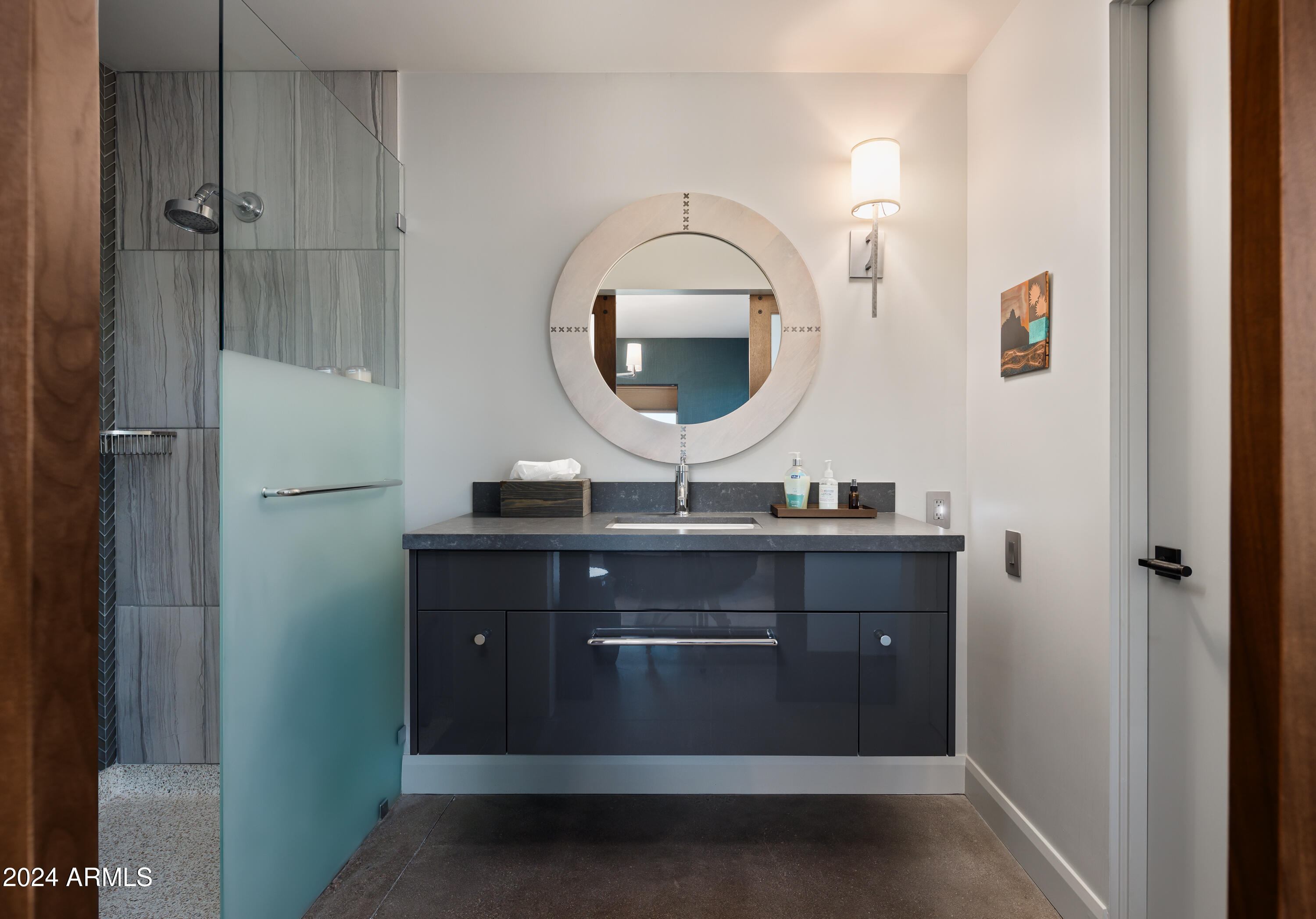 15322 North Sandy Blf Road Fort McDowell, AZ 85264 - Photo 25 of 65 a bathroom with a sink and a mirror