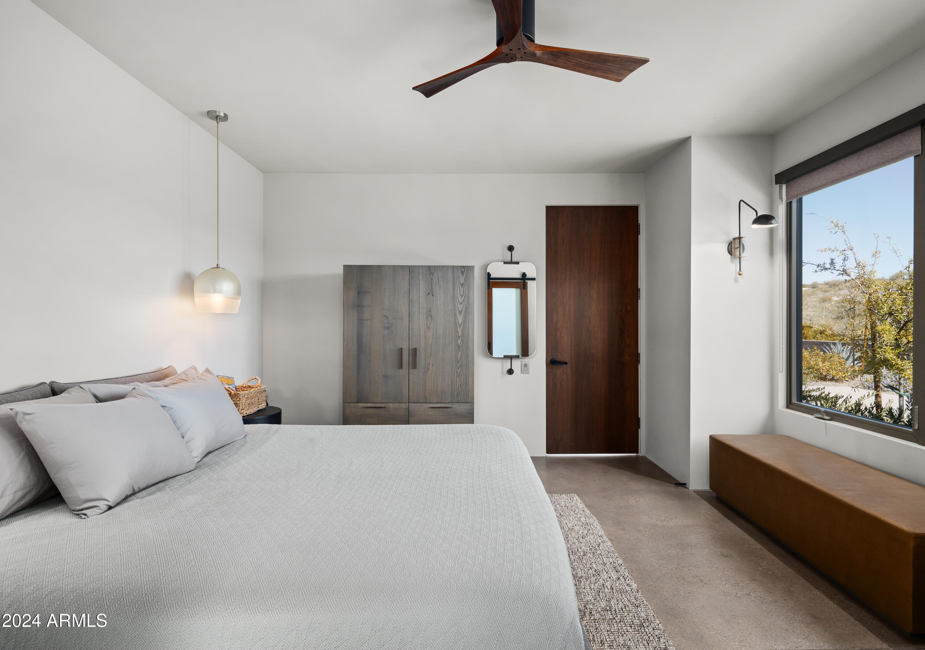 15322 North Sandy Blf Road Fort McDowell, AZ 85264 - Photo 28 of 65 a bedroom with a large bed and a window