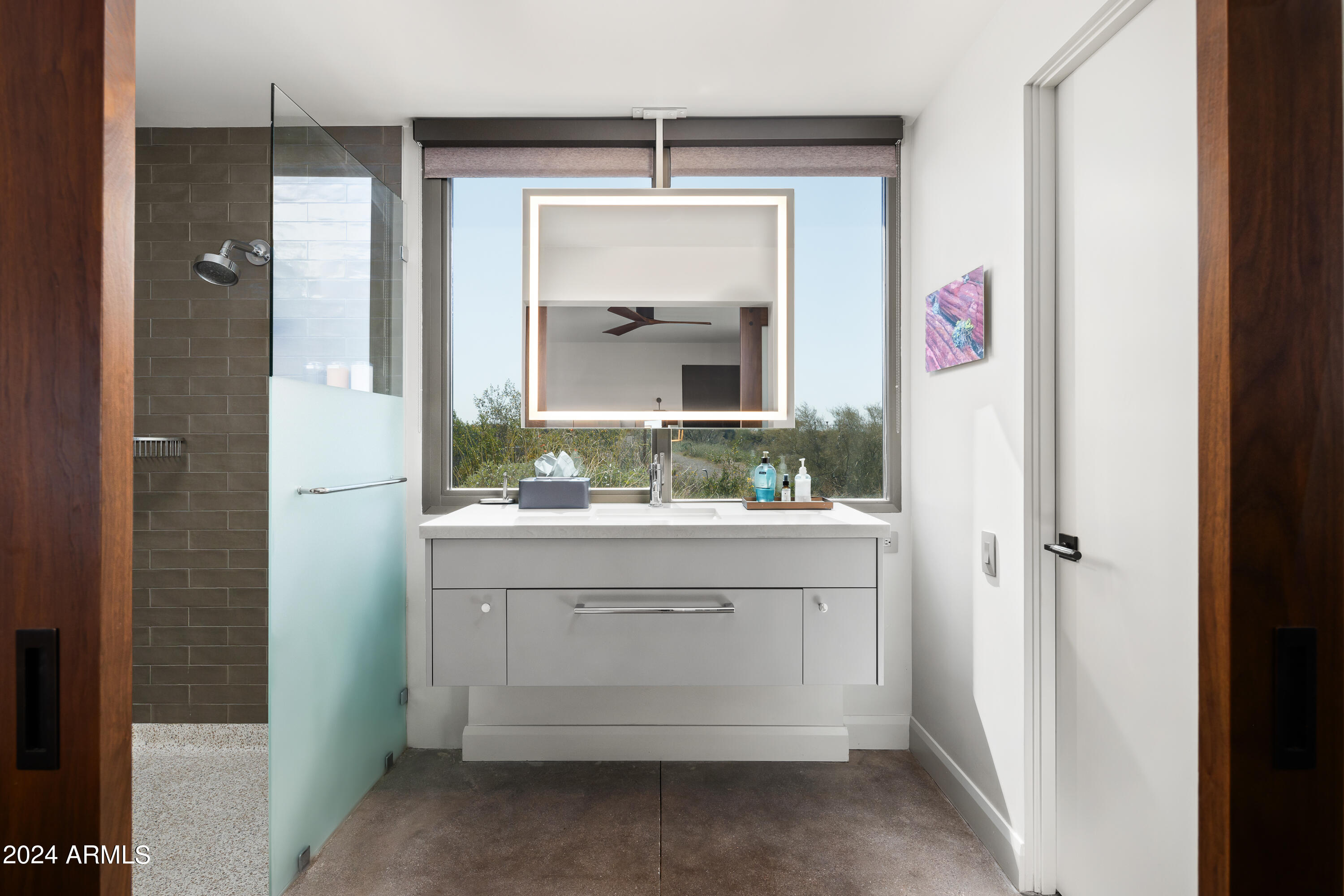 15322 North Sandy Blf Road Fort McDowell, AZ 85264 - Photo 38 of 65 a bathroom with a sink and a mirror