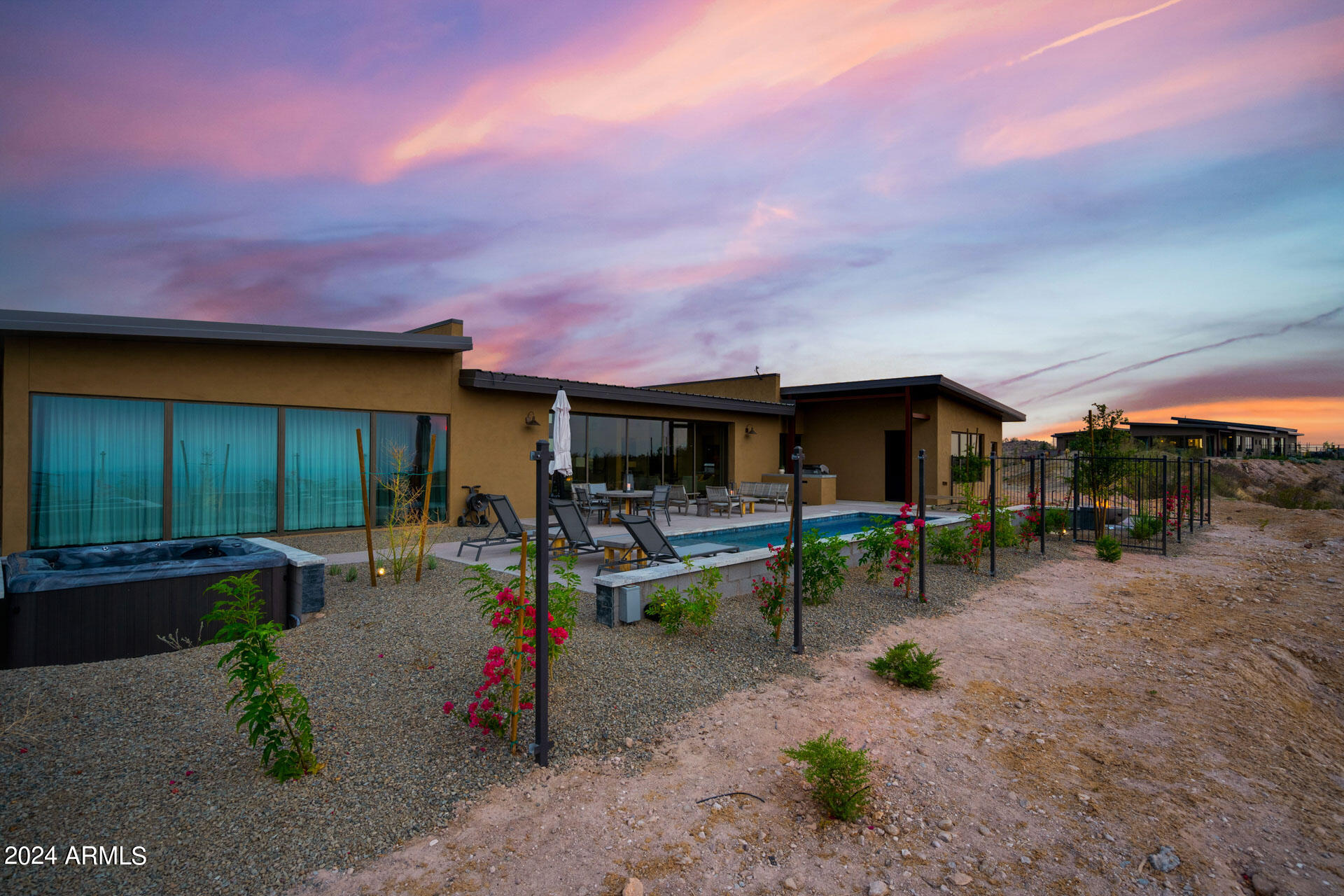 15322 North Sandy Blf Road Fort McDowell, AZ 85264 - Photo 41 of 65 a view of a house with backyard porch and sitting area