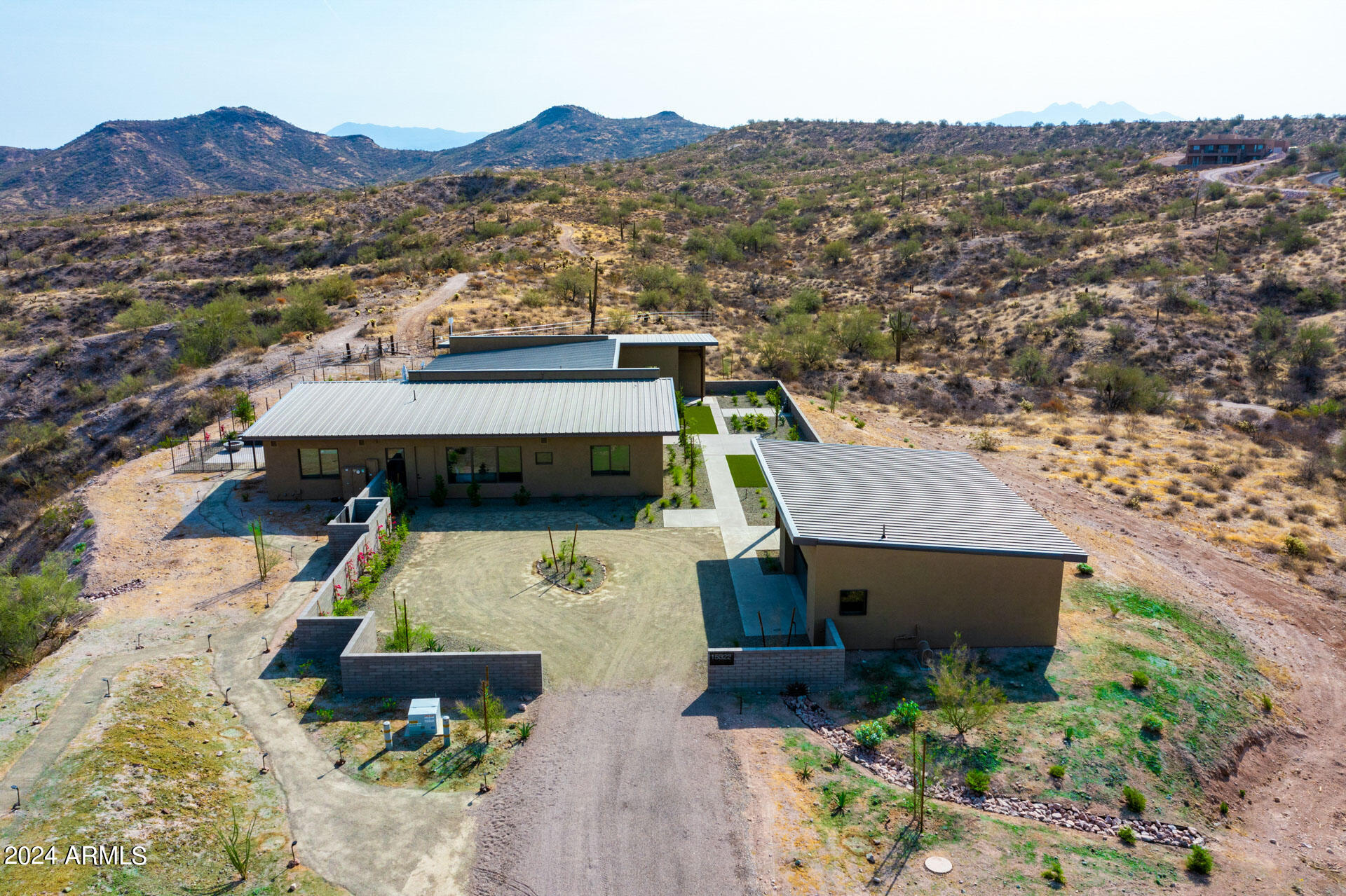 15322 North Sandy Blf Road Fort McDowell, AZ 85264 - Photo 58 of 65 an aerial view of a house with a garden
