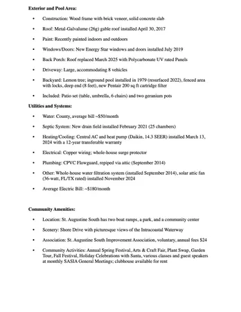 $555,000 | 702 Queen Road, St. Augustine, FL 32086