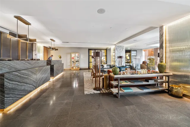 a view of a tall building