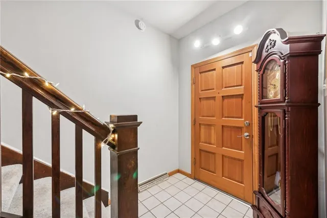 a view of entryway with stairs