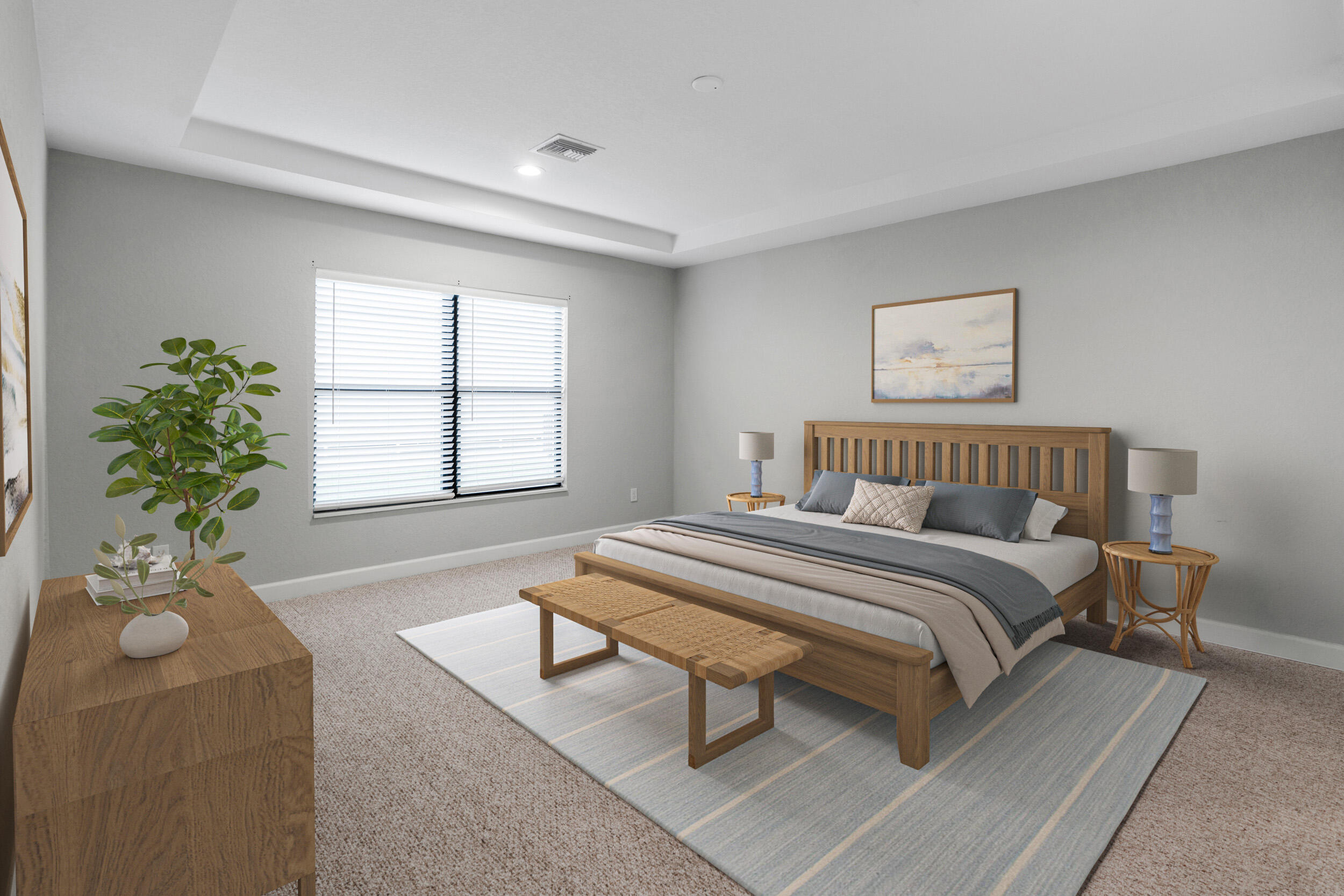 14533 Dulce Real Avenue Fort Pierce, FL 34951 - Photo 16 of 42 a spacious bedroom with a bed and window