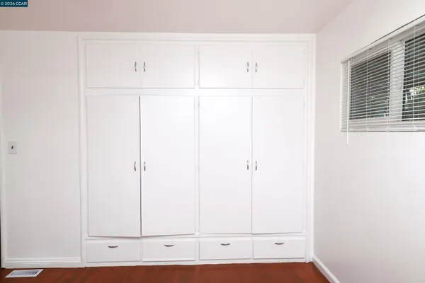 a view of a room with closet