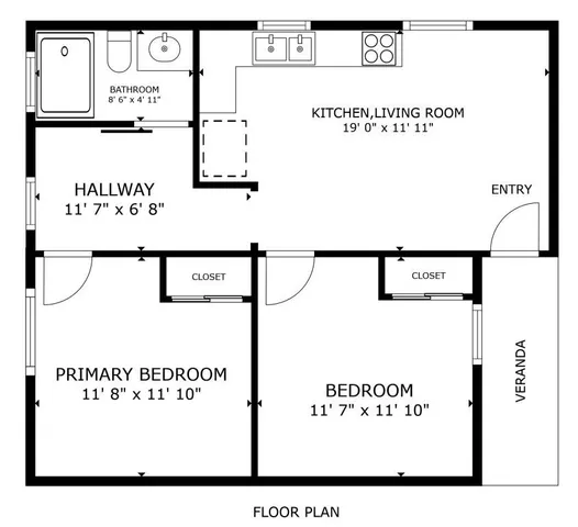 a picture of a wall with white walls