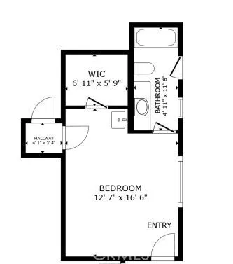 a picture of a bench in front of a wall