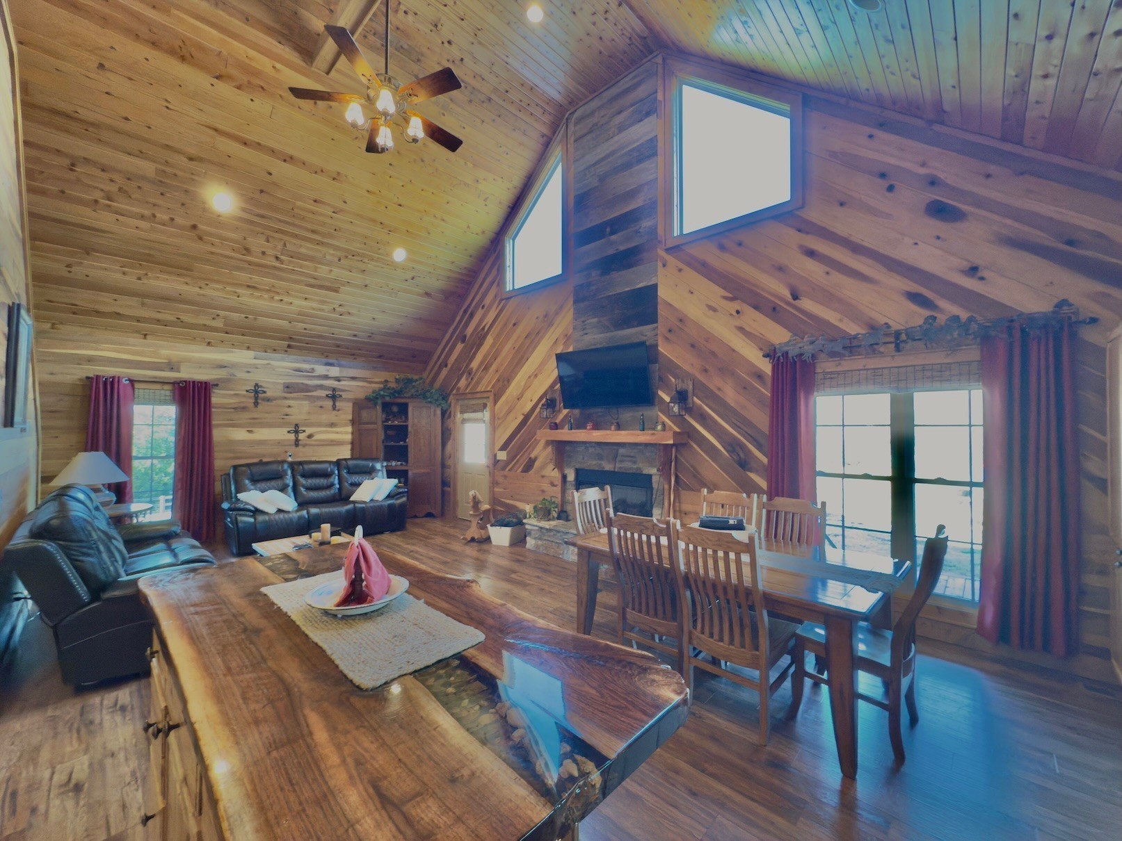 161 Fowler Road Woodbury, TN 37190 - Photo 24 of 69 a view of a dining room with furniture window and wooden floor