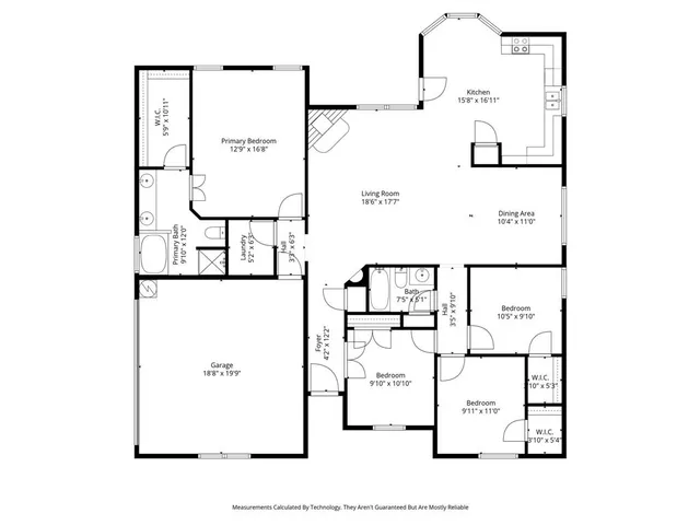 a picture of a floor plan