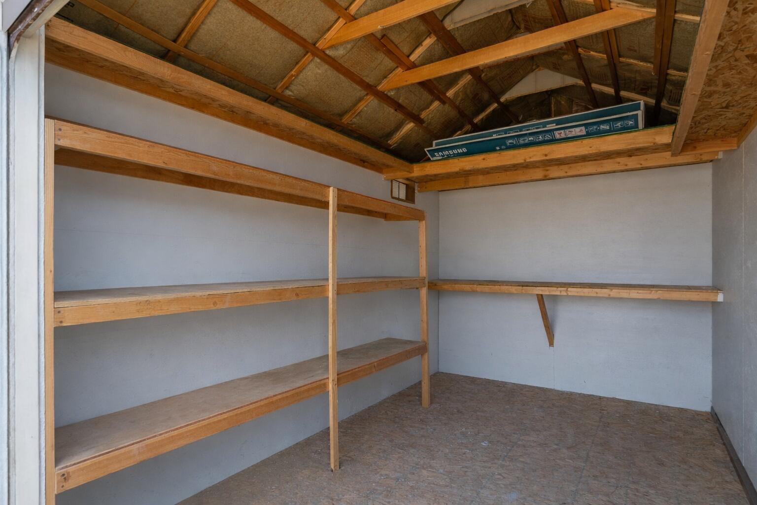 61869 Grand View Circle Joshua Tree, CA 92252 - Photo 24 of 34 Shed interior