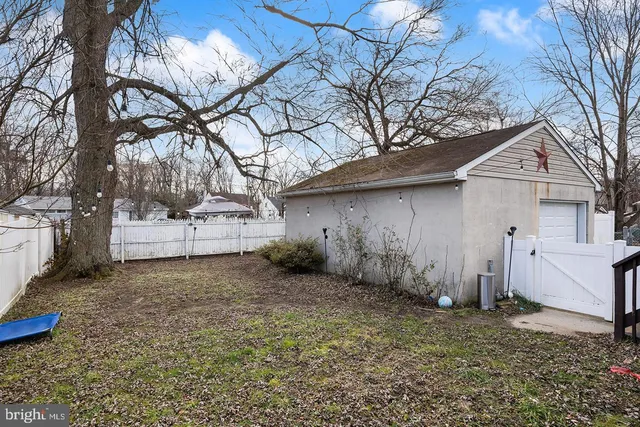 a house view with a backyard