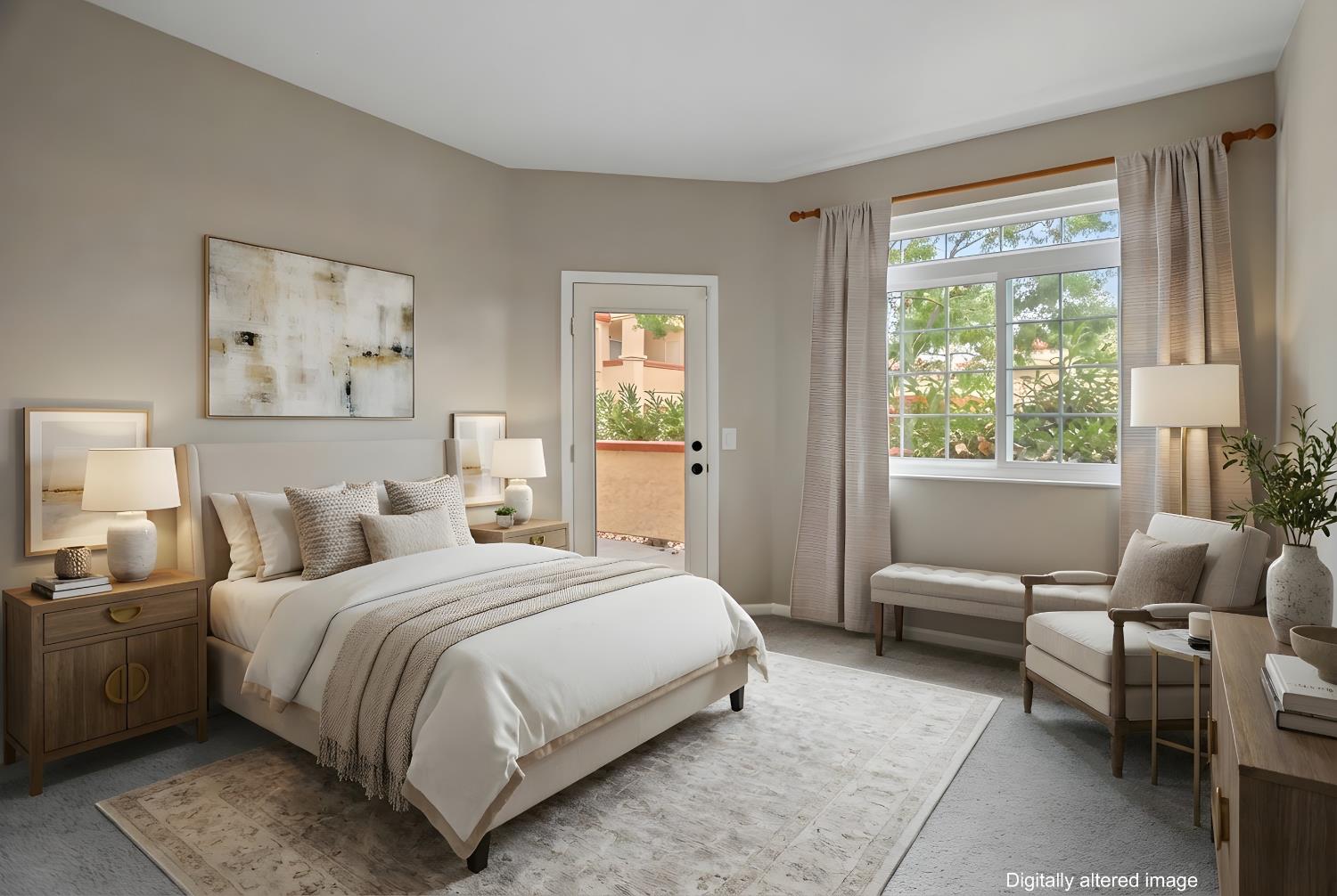 6986 Stagecoach Road, Unit B Dublin, CA 94568 - Photo 19 of 28 a bedroom with a bed and a couch