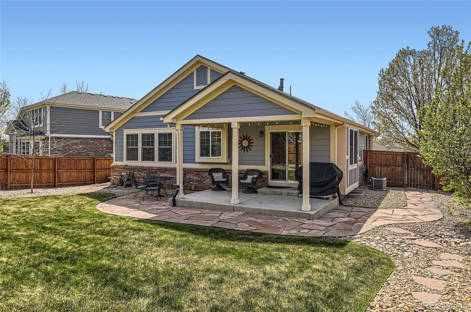 20040 East Doane Drive Aurora, CO 80013 - Photo 28 of 28 a view of a house with backyard porch and sitting area