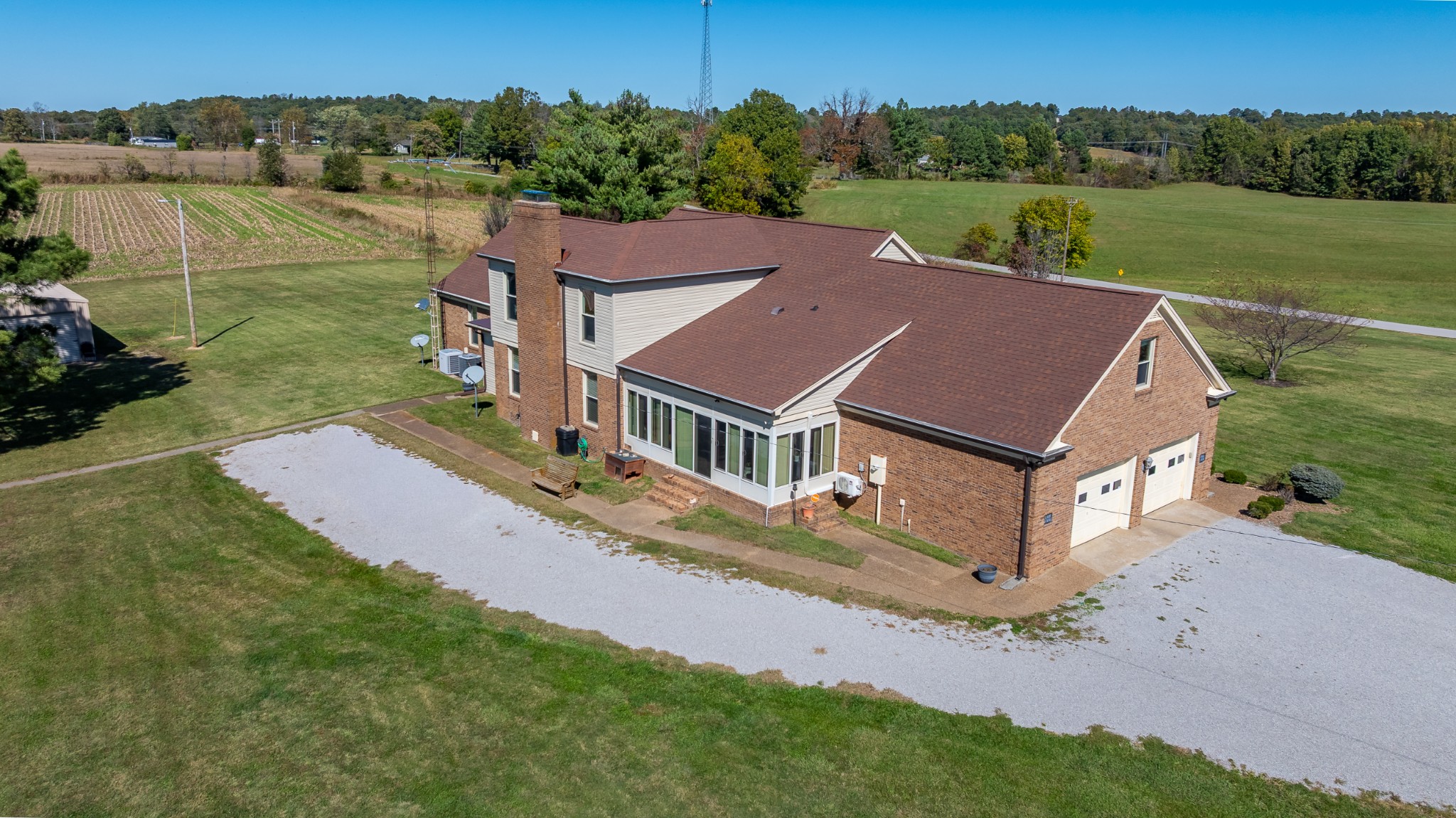 7135 Harmony Grove Road Crofton, KY 42217 - Photo 27 of 37 an aerial view of a house