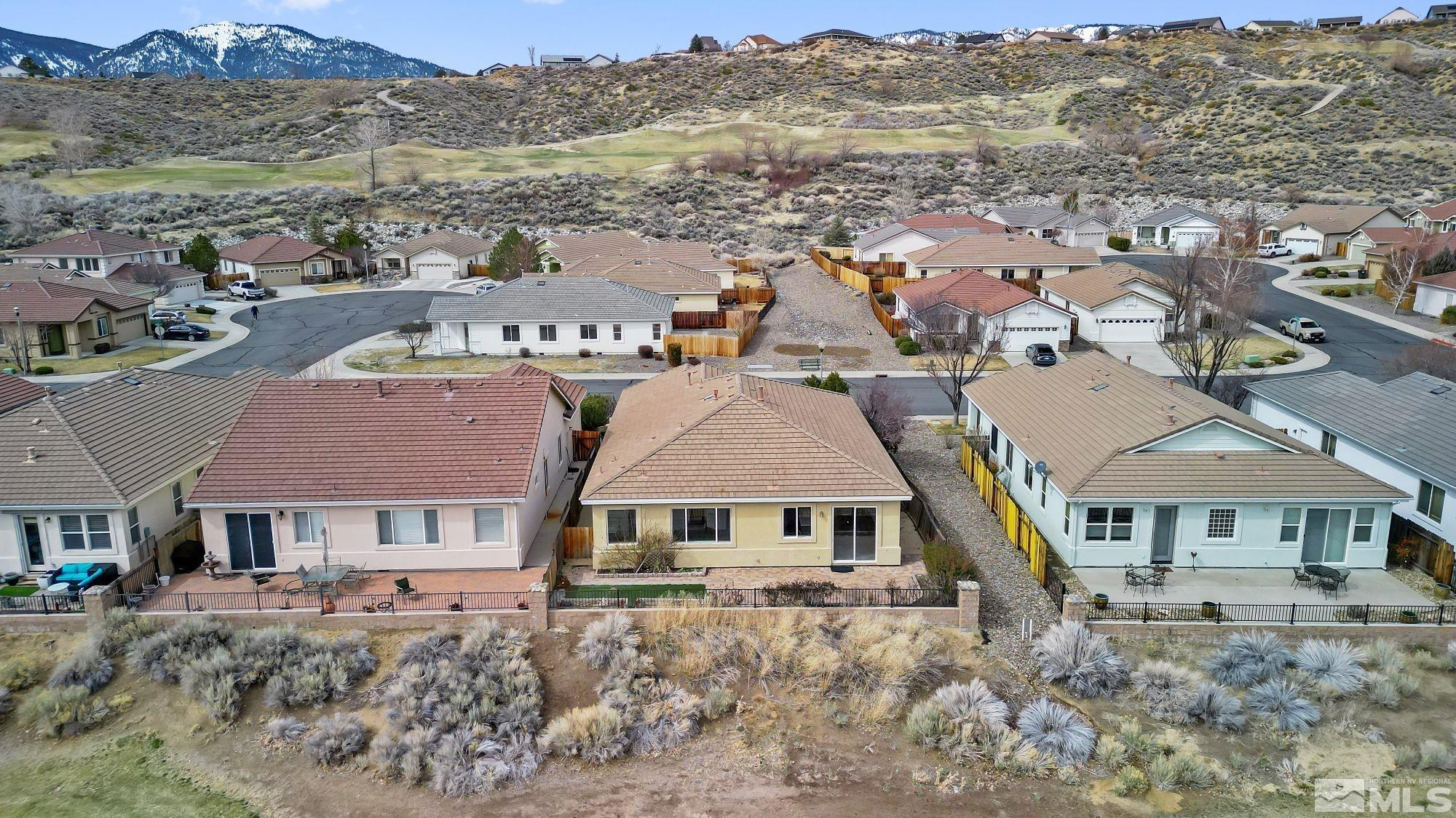 3463 Long Drive Minden, NV 89423 - Photo 35 of 36 an aerial view of residential houses with outdoor space
