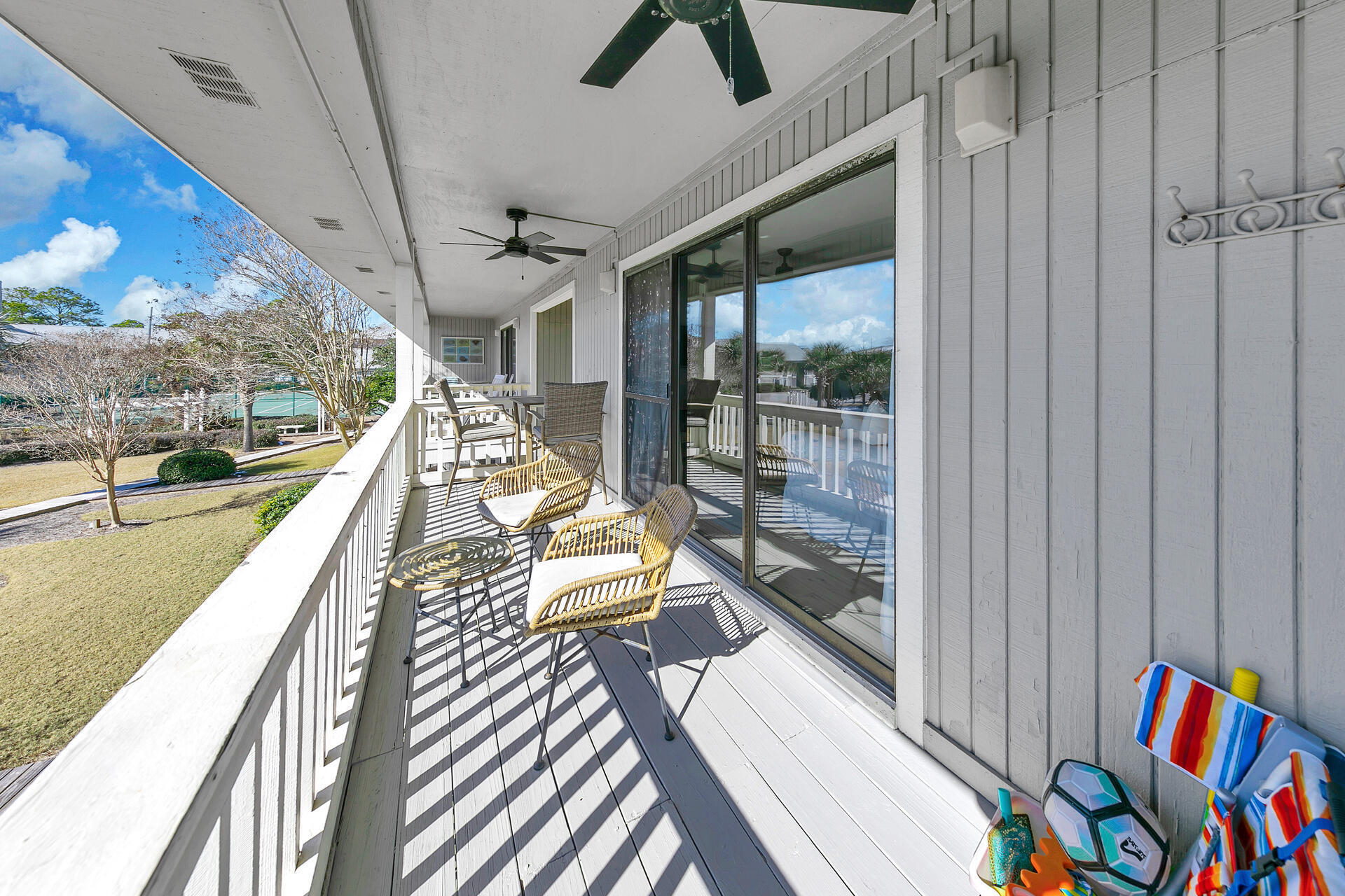 3799 East County Highway 30A, Unit H6 Santa Rosa Beach, FL 32459 - Photo 29 of 40 a view of a balcony with furniture