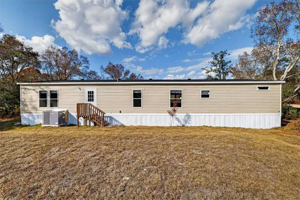 front view of a house with a outdoor space
