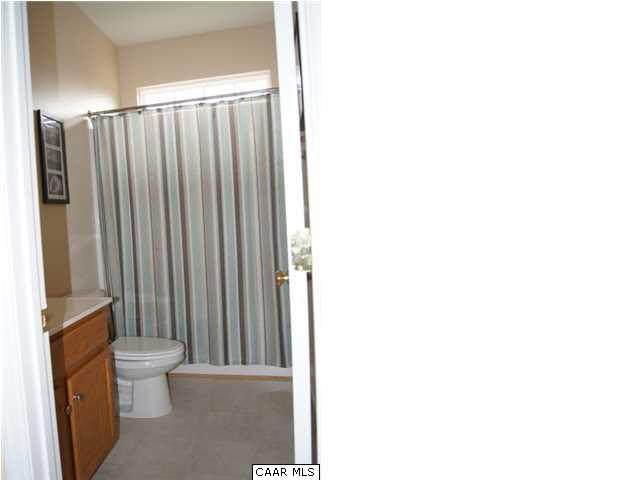 15 Old Farm Road Ruckersville, VA 22968 - Photo 12 of 18 a bathroom with a toilet and a shower curtain