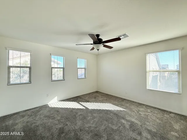 a view of a livingroom with a window