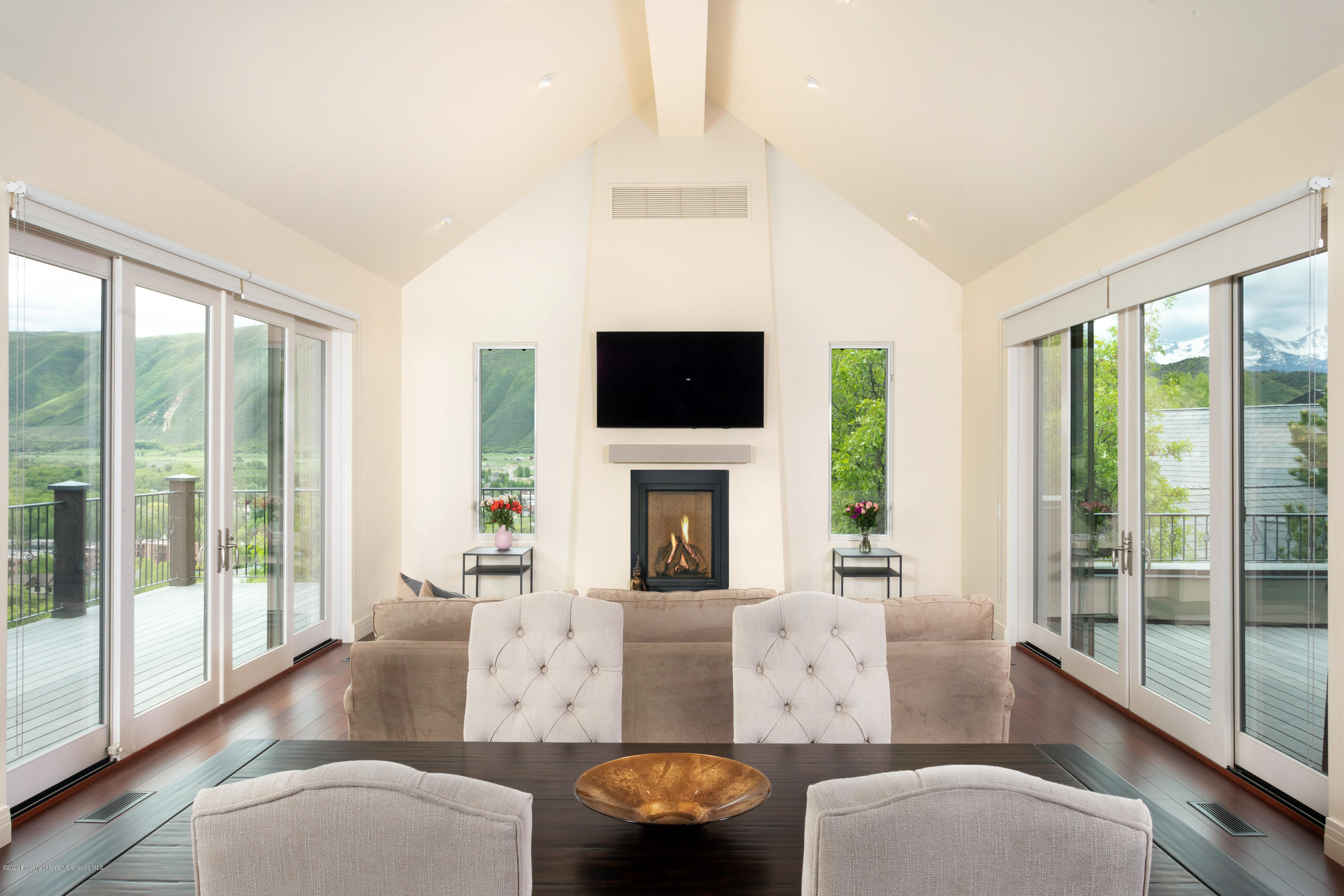 725 Promontory Lane Basalt, CO 81621 - Photo 2 of 29 Main Level Flanked by Outdoor Spaces