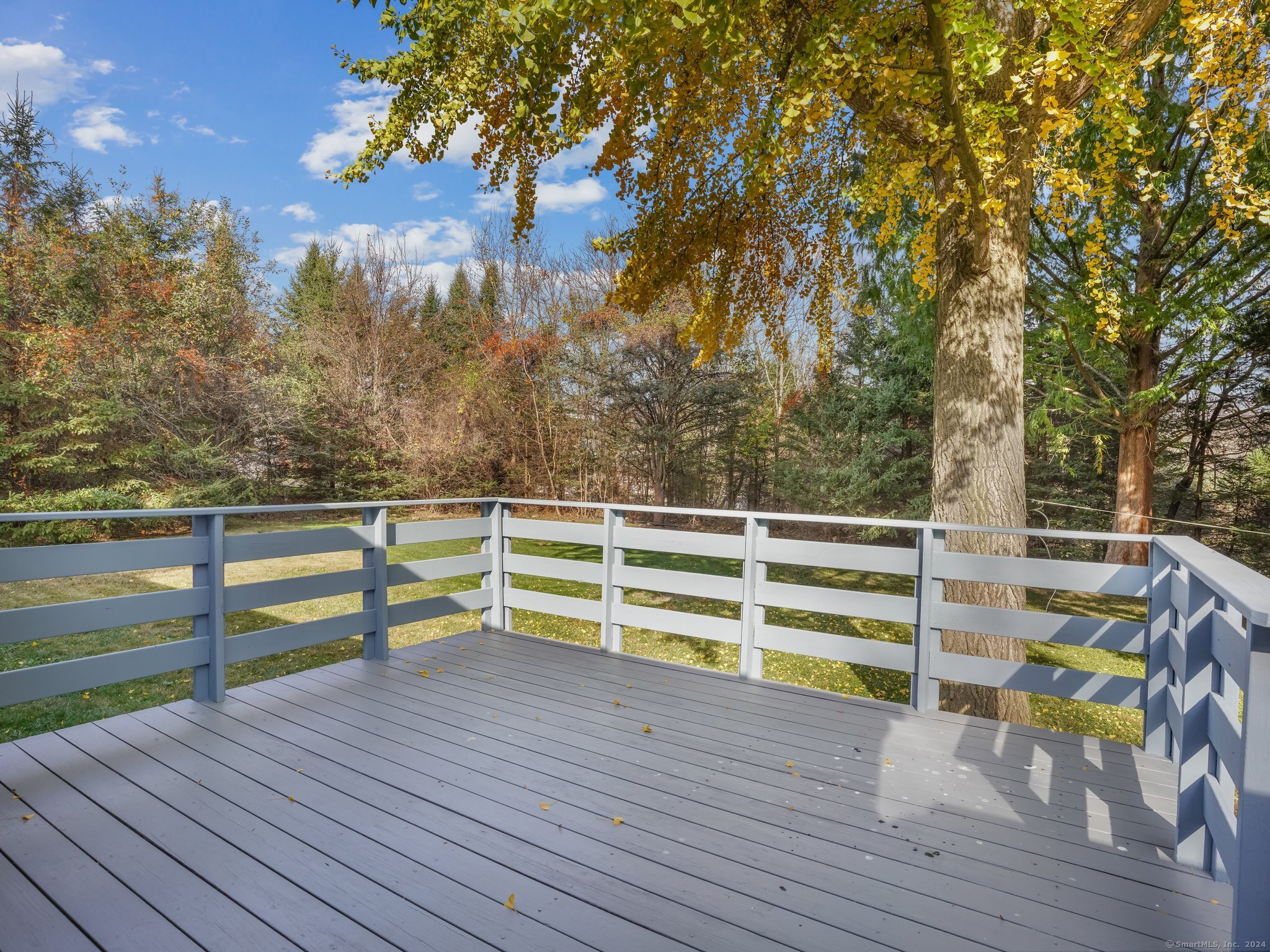 488 Sport Hill Road Easton, CT 06612 - Photo 14 of 32 a view of outdoor space with wooden deck