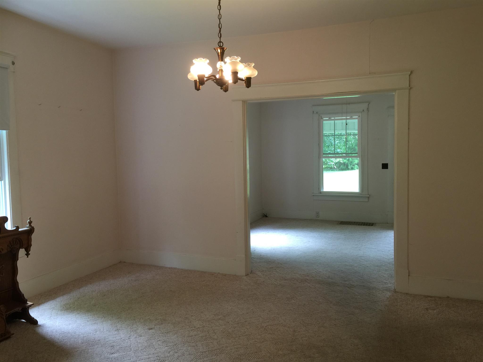 128 East Campbell Road Madison, TN 37115 - Photo 8 of 26 Spacious Dining room, looking into the living room. Great reno idea- remove the wall between the two spaces= Huge Great Room!