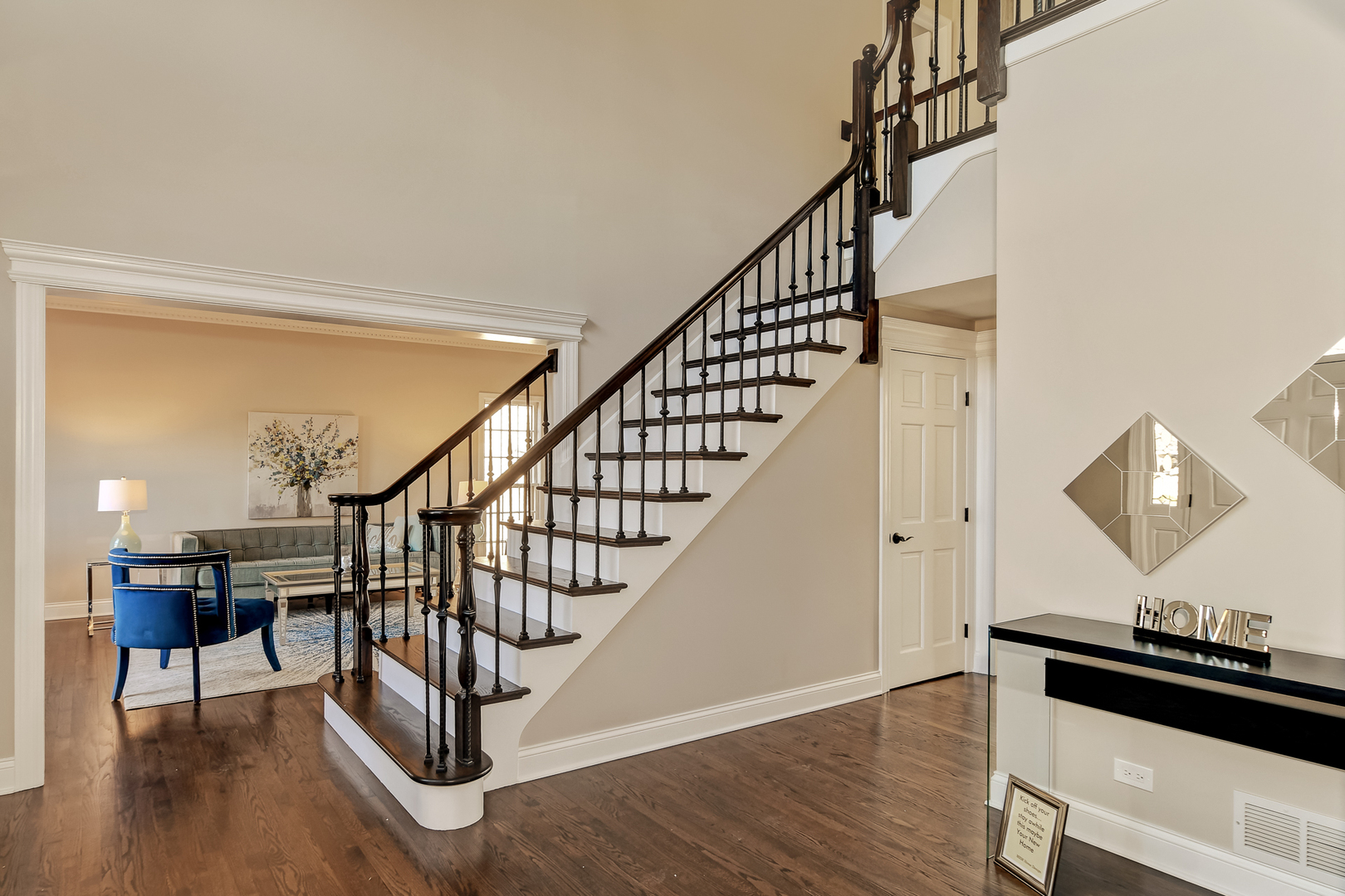 2116 Keim Road Naperville, IL 60565 - Photo 3 of 18 a view of entryway and hall with wooden floor