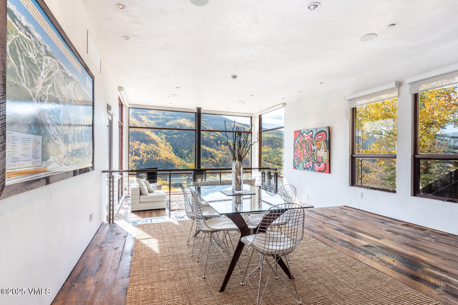 1449 Buffehr Creek Road Vail, CO 81657 - Photo 18 of 41 a workspace with furniture window and outside view