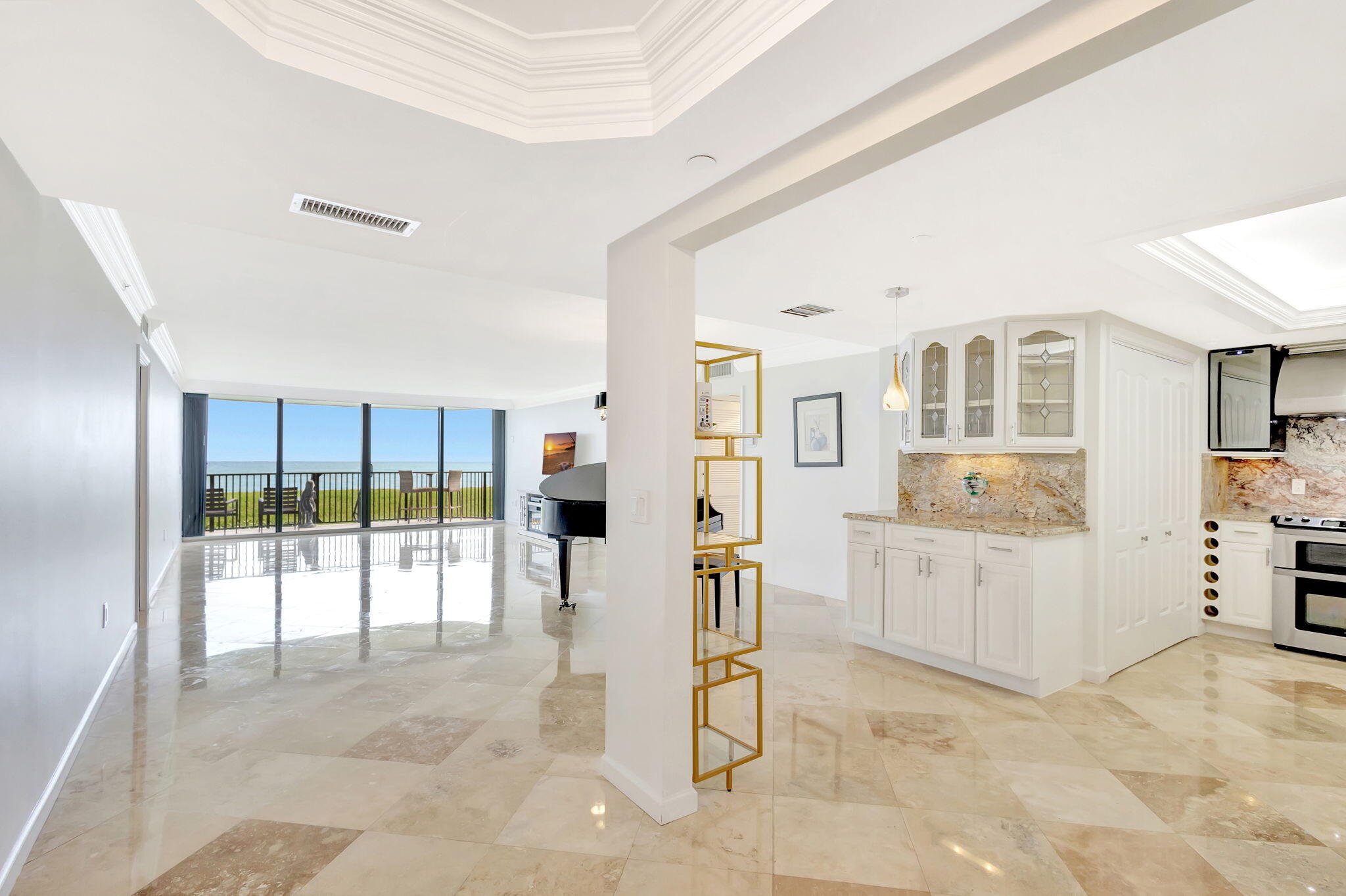 400 South Beach Road, Unit 103 Tequesta, FL 33469 - Photo 11 of 61 Living/Dining/Kitchen