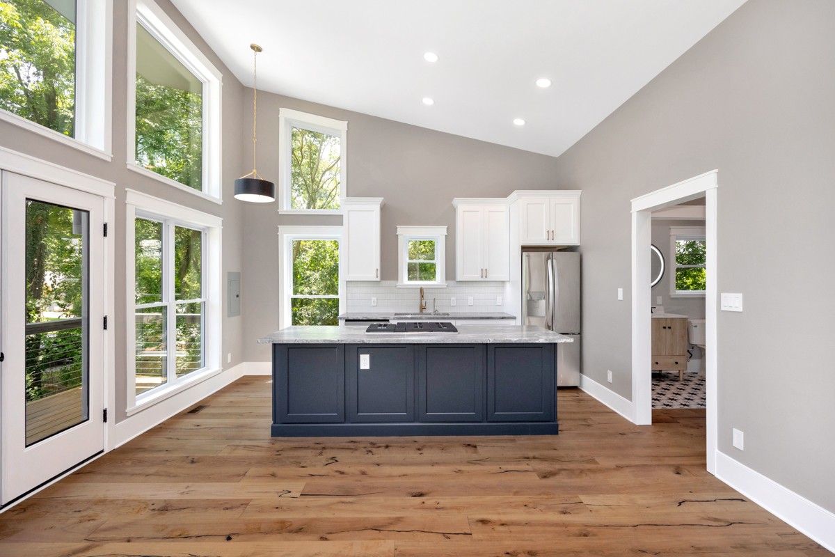 320 Park Street Pulaski, TN 38478 - Photo 21 of 46 a view of kitchen with wooden floor and electronic appliances