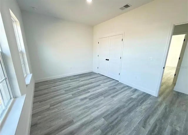 wooden floor in an empty room