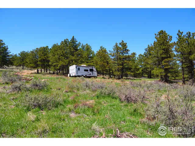 a view of a lake with a city