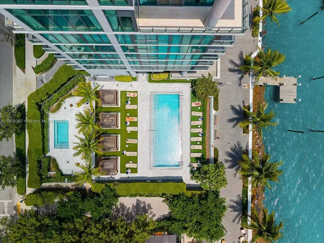 a view of a city with tall buildings