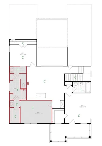 a picture of a floor plan
