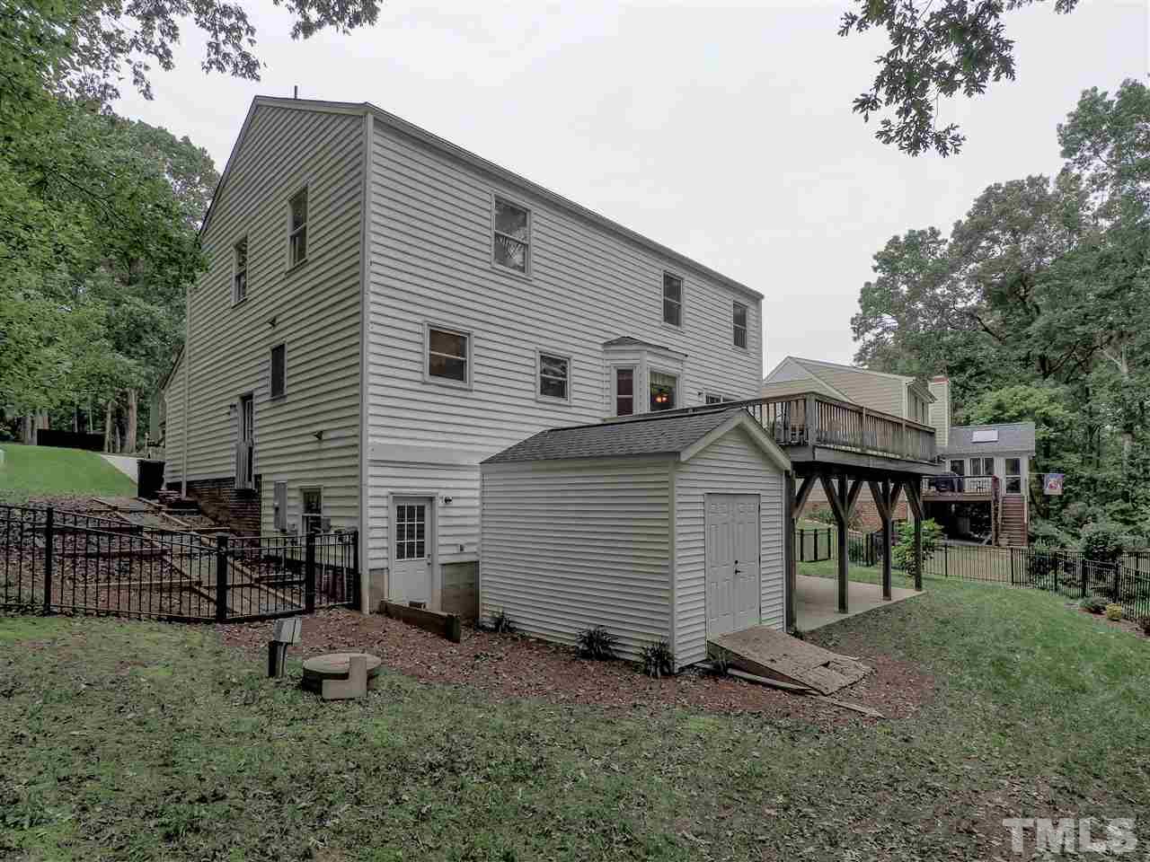 5508 Millrace Trail Raleigh, NC 27606 - Photo 2 of 24 Large Deck and Fenced in Backyard w/ Storage Shed