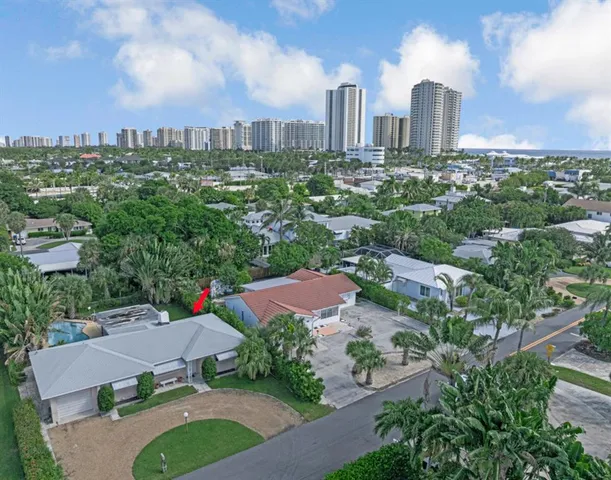 an aerial view of a city with lots of residential buildings