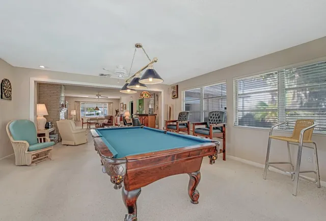 a room with furniture and a window