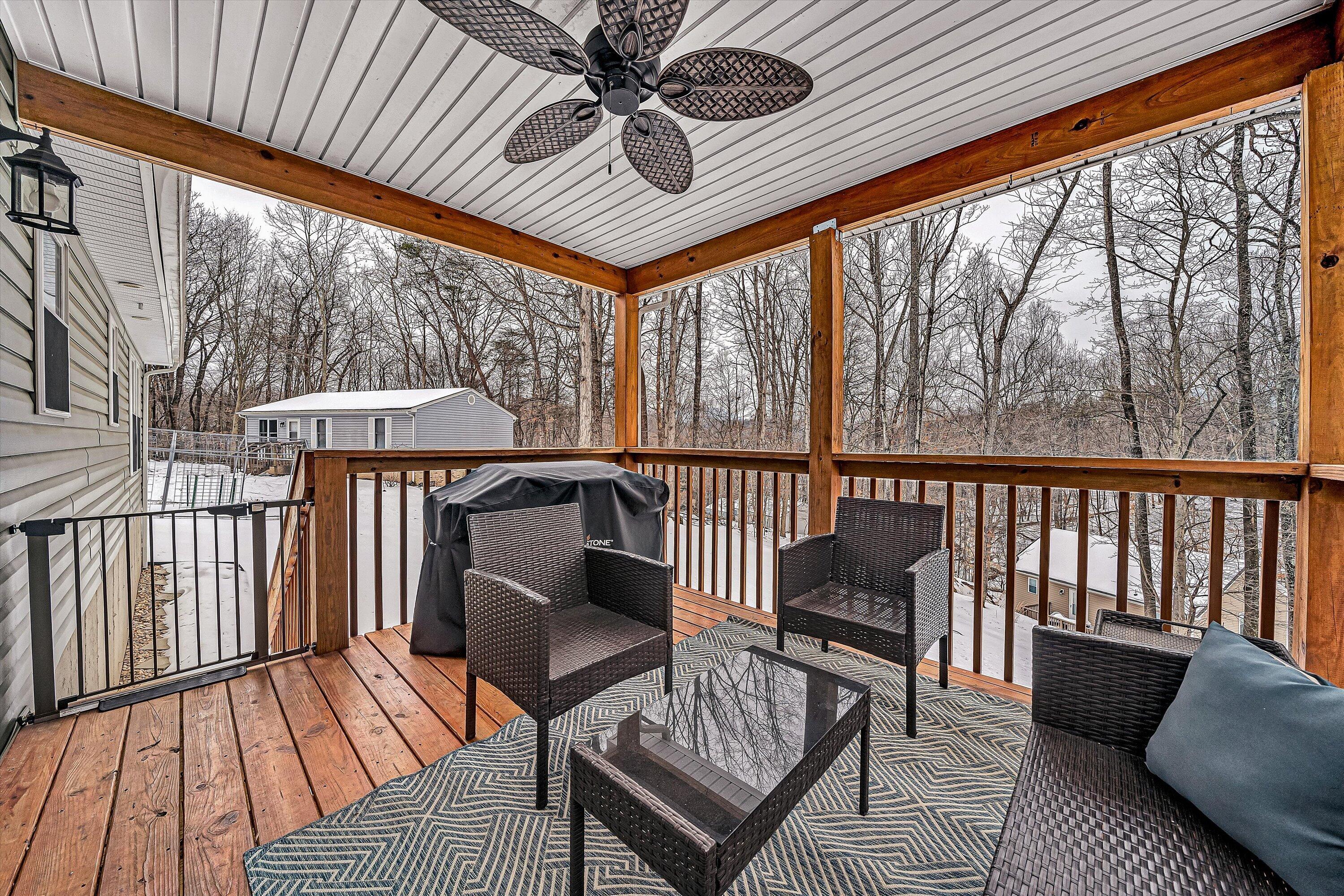 2111 Woodland Road Southeast Roanoke, VA 24014 - Photo 13 of 31 a view of a balcony with furniture