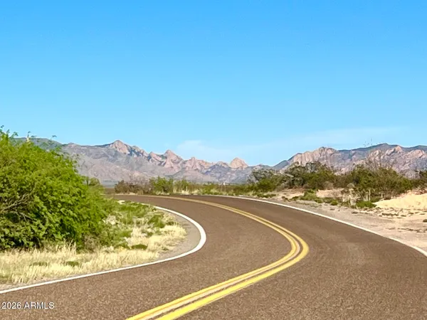 a view of city and mountain