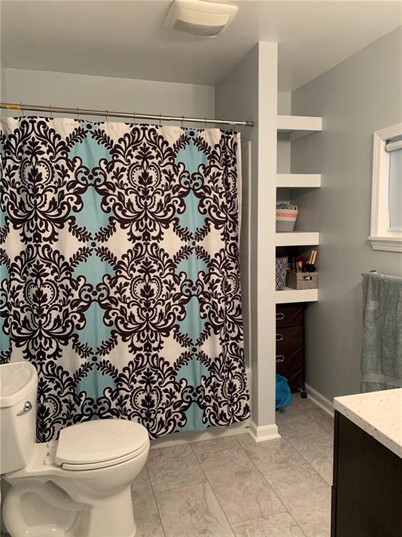 895 Edmon Road Apollo, PA 15613 - Photo 10 of 24 Master bathroom has LVT flooring. This bathroom was taken down to the studs and redone. Also has a vapor barrier installed underneath