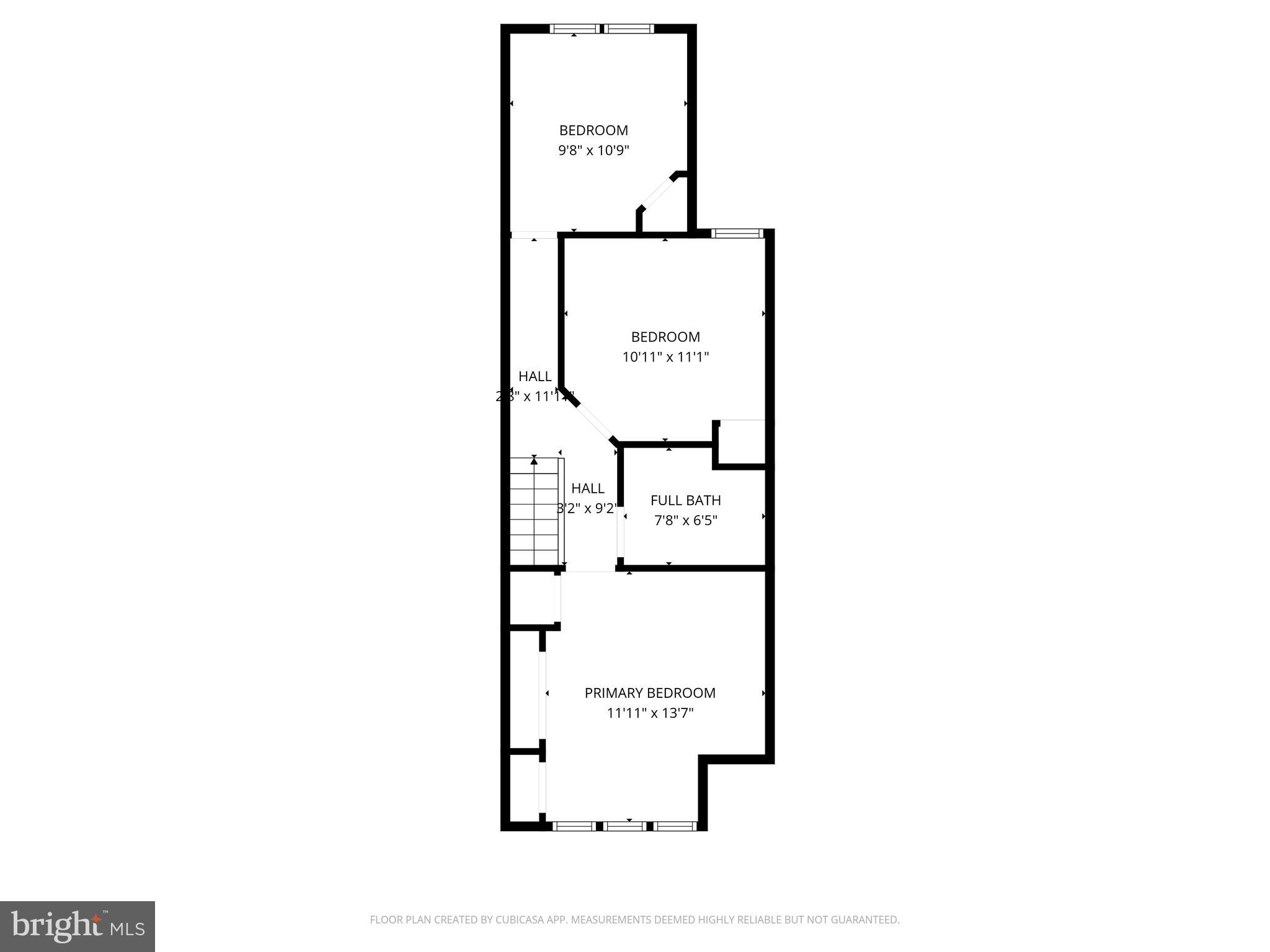 7818 Lennox Road Upper Darby, PA 19082 - Photo 30 of 32 Floor Plan (Upper Level)