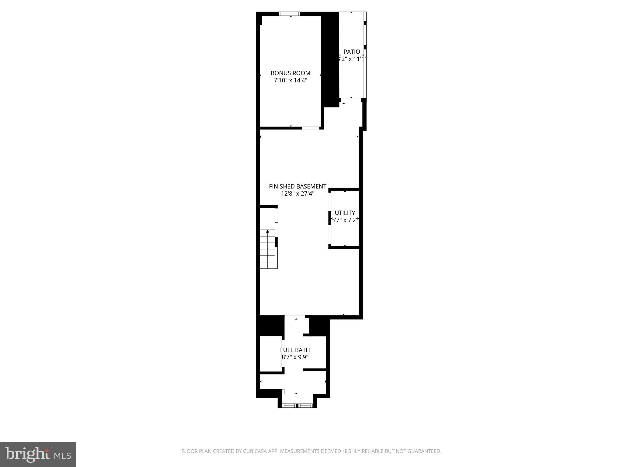 7818 Lennox Road Upper Darby, PA 19082 - Photo 31 of 32 Floor Plan (Basement Level)