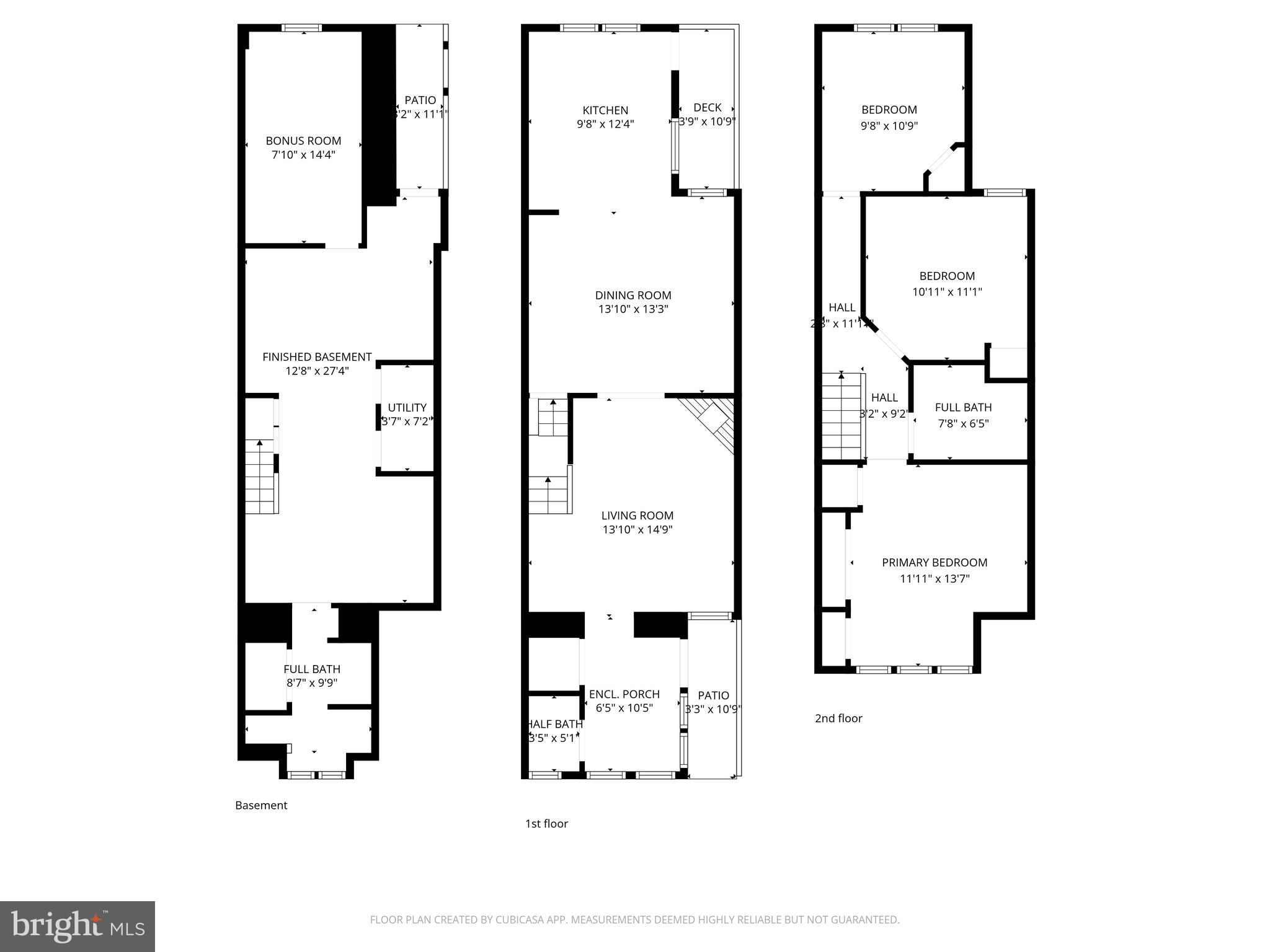 7818 Lennox Road Upper Darby, PA 19082 - Photo 32 of 32 Floor Plans (All Levels)
