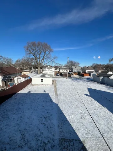 a view of a living room and mountain view