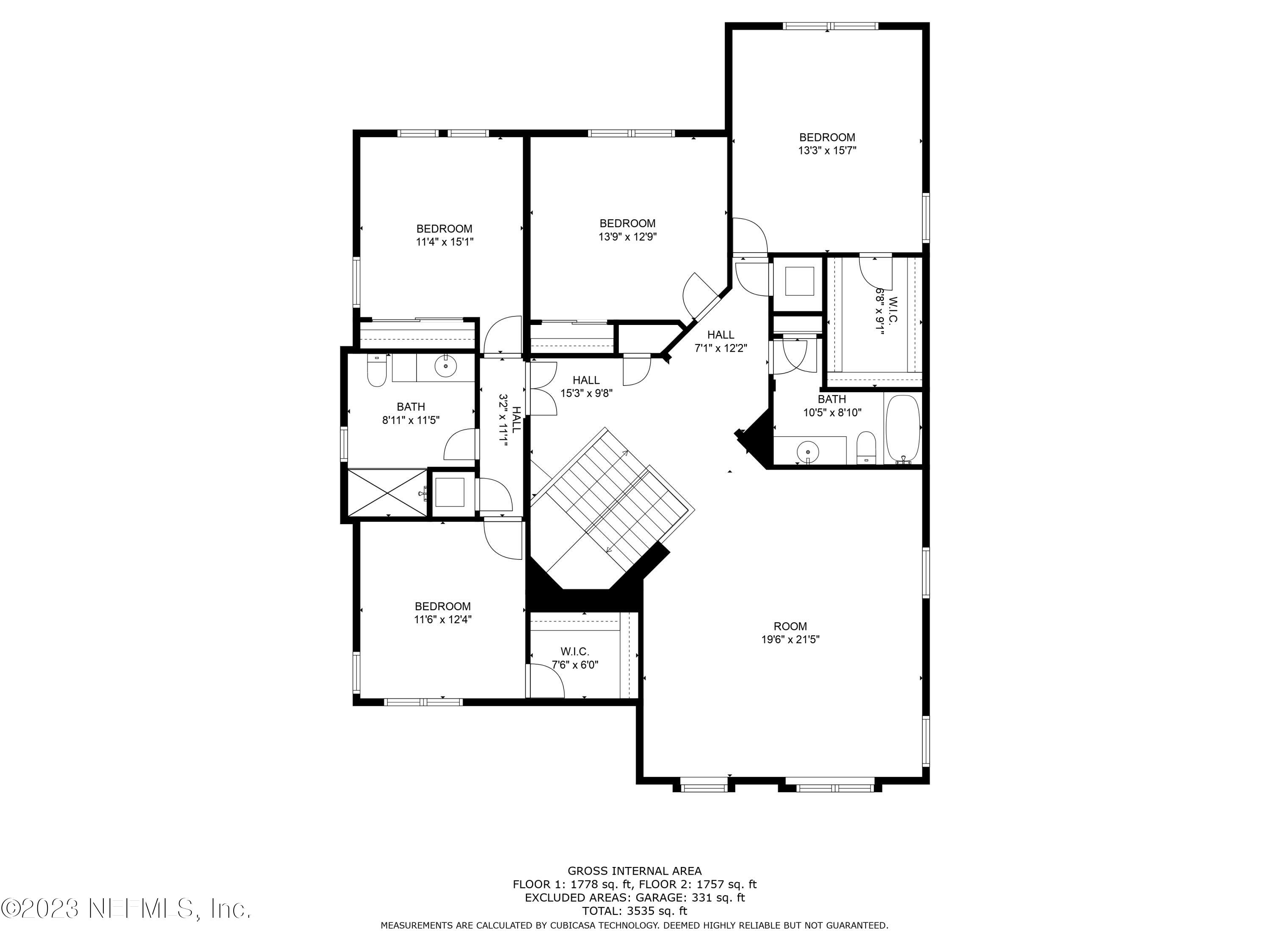 124 Bedstone Drive St. Johns, FL 32259 - Photo 58 of 60 Bedstone Drive 1st Floor Floorplan